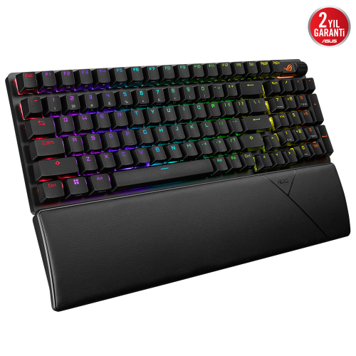 ASUS ROG Strix Scope II 96 Wireless RX PBT UK Red Switch RGB Siyah Gaming (Oyuncu) Klavye