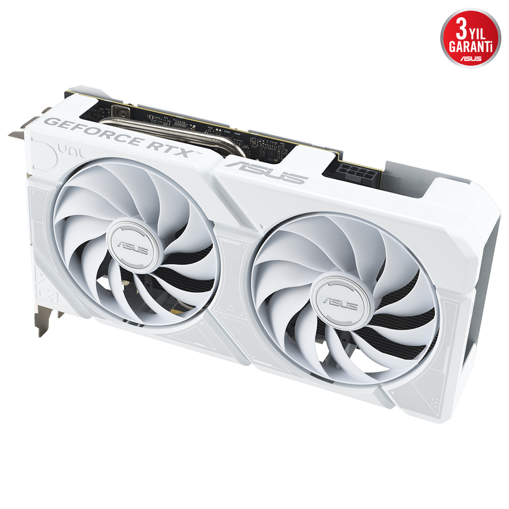ASUS GeForce RTX 5060 Ti 16GB OC DUAL-RTX5060TI-O16G-WHITE GDDR7 128Bit Gaming (Oyuncu) Ekran Kartı