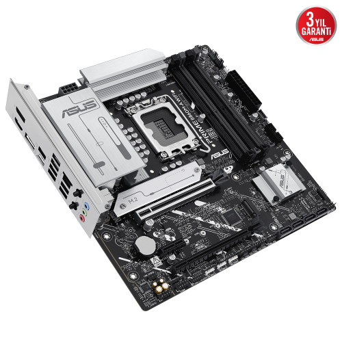ASUS PRIME B860M-A WiFi Soket 1851 DDR5 8666MHz mATX Gaming (Oyuncu) Anakart