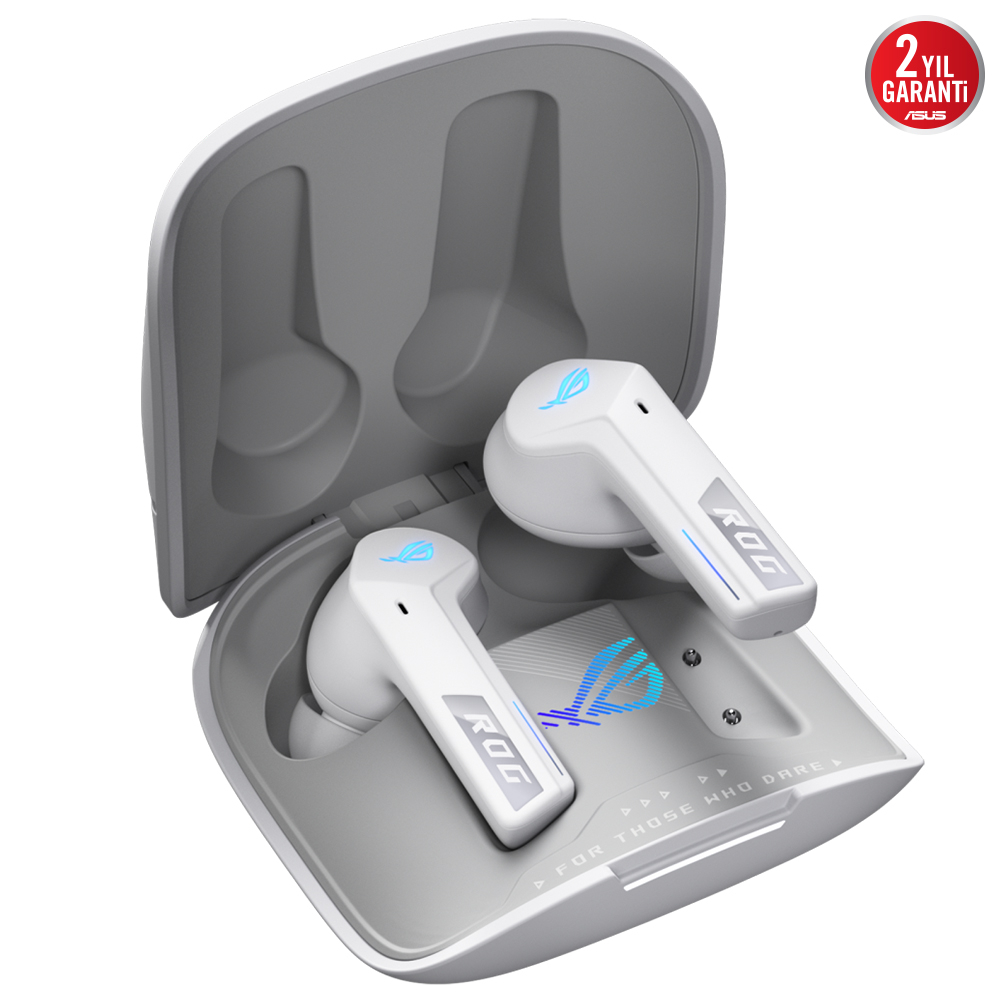 ASUS ROG Cetra True Wireless Speednova White Edition Gaming (Oyuncu) Kulaklığı