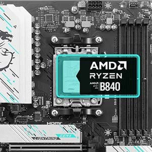 MSI B840 GAMING PLUS WIFI AM5 DDR5 8000(OC)Mhz ATX Gaming (Oyuncu) Anakart