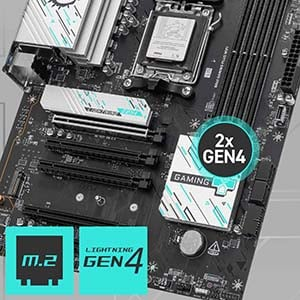 MSI B840 GAMING PLUS WIFI AM5 DDR5 8000(OC)Mhz ATX Gaming (Oyuncu) Anakart