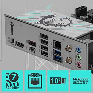 MSI B840 GAMING PLUS WIFI AM5 DDR5 8000(OC)Mhz ATX Gaming (Oyuncu) Anakart