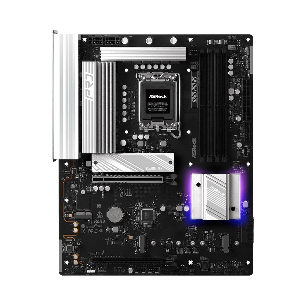 Asrock B860 Pro RS LGA1851 DDR5 8666MHz+(OC) ATX Gaming (Oyuncu) Anakart