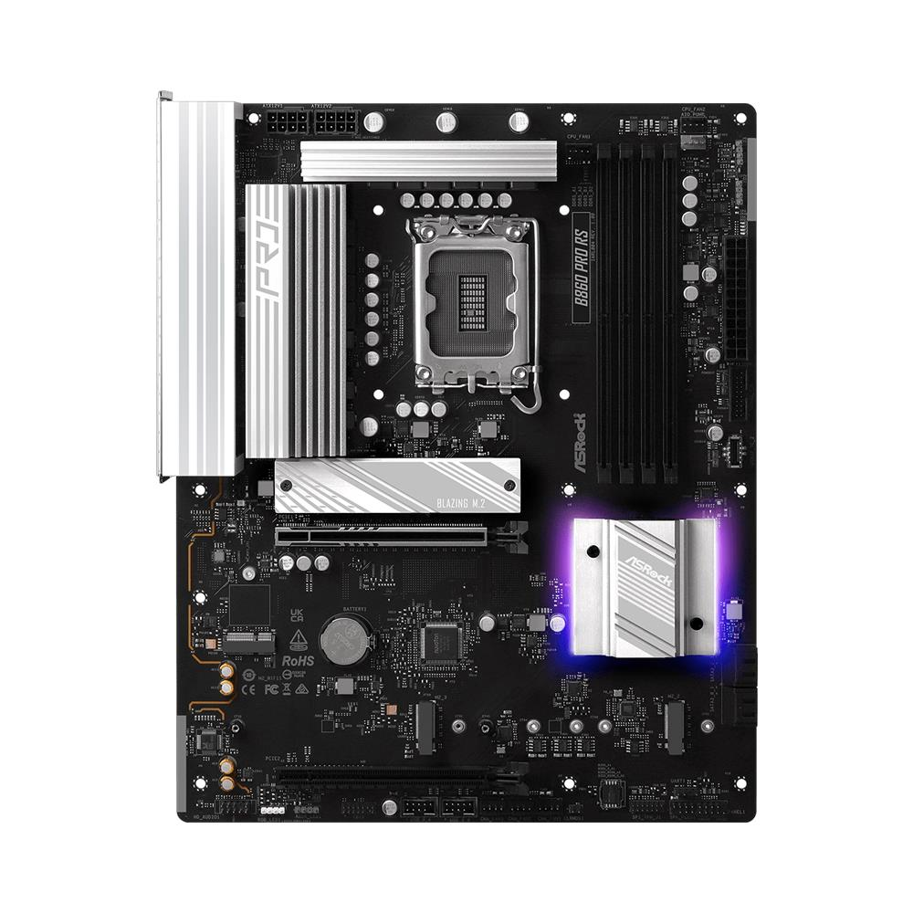 Asrock B860 Pro RS LGA1851 DDR5 8666MHz+(OC) ATX Gaming (Oyuncu) Anakart