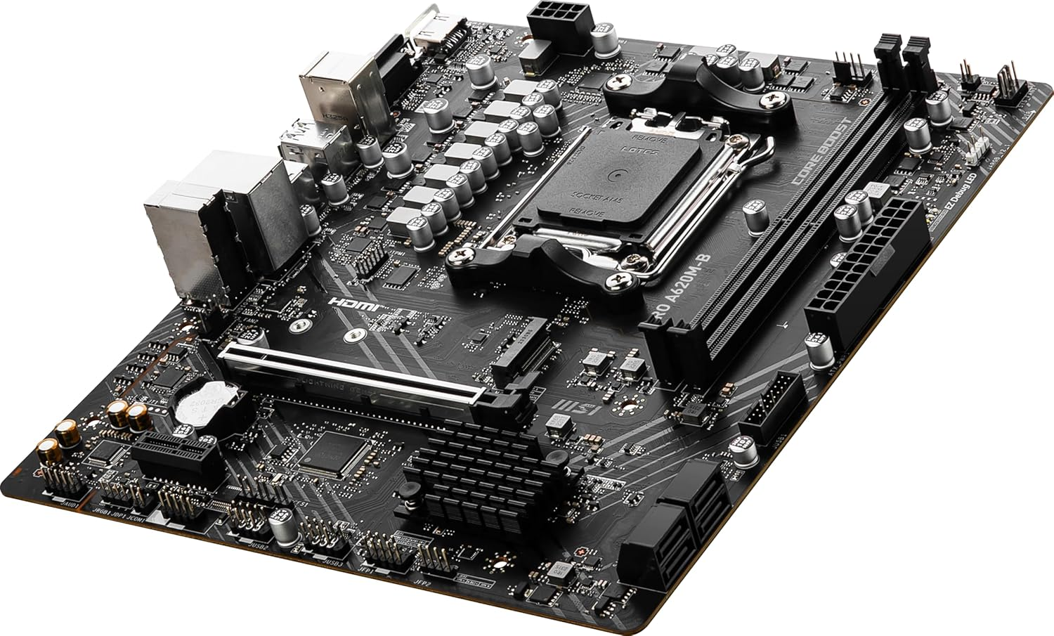 MSI Pro A620M-B AMD A620 AM5 Soket DDR5 6800(OC)MHz mATX Anakart