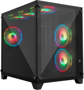Frisby Phoenix FC-9505G 750W 80+ 6x120mm RGB Fan Mid Tower Micro-ATX Siyah Gaming (Oyuncu) Kasa