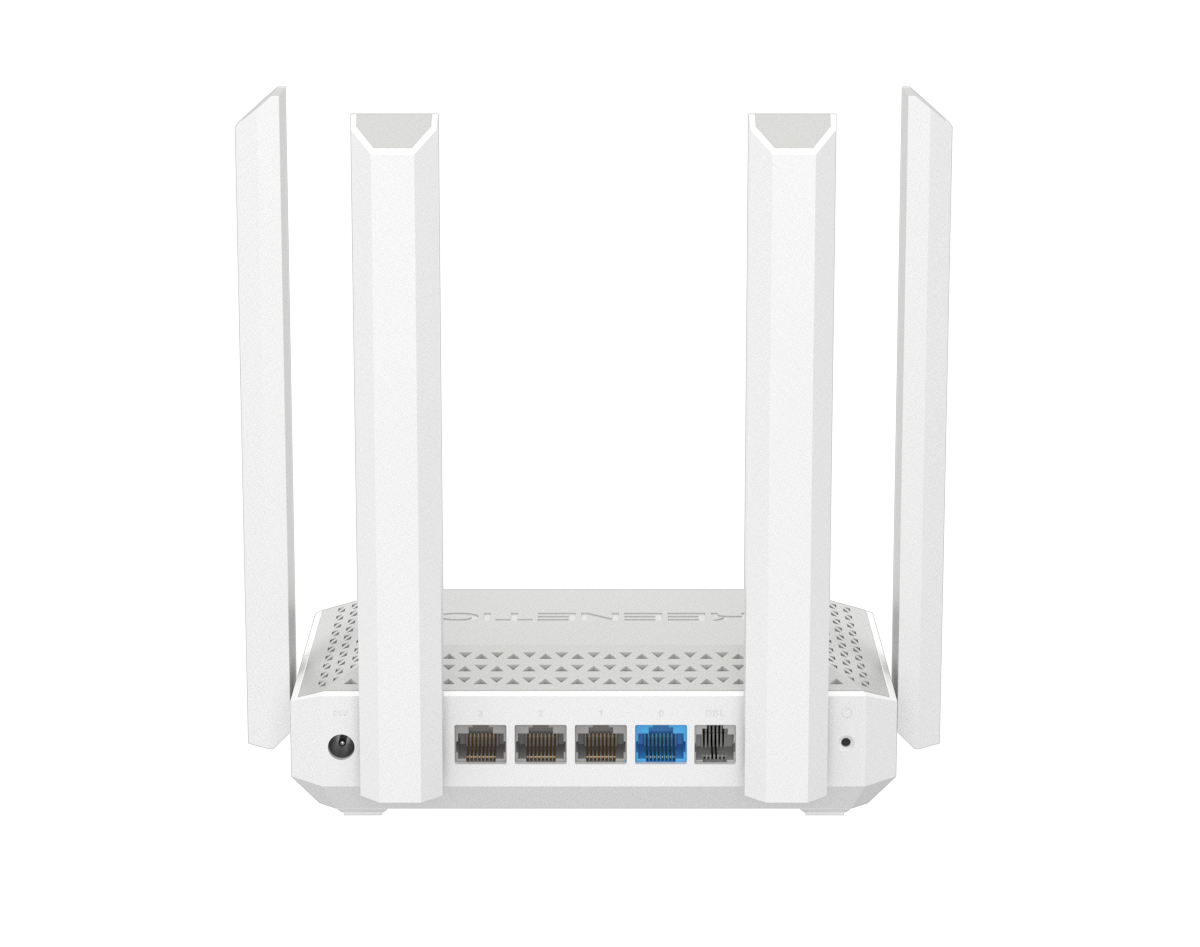 Keenetic Speedster DSL KN-2113-01-TR AC1200 Mesh Wi-Fi 5 VDSL2/ADSL2+ Modem Router