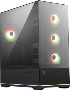 MSI MAG PANO 110R PZ Siyah 4x ARGB Fan USB 3.2 ATX Tower Gaming (Oyuncu) Kasa
