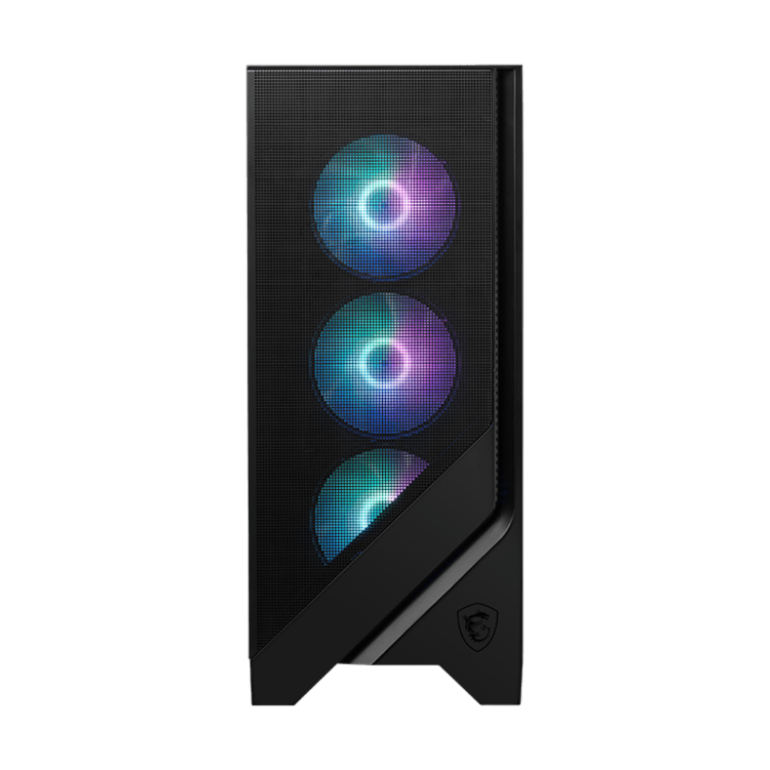 MSI MAG FORGE 321R AIRFLOW Siyah 4x ARGB Fan USB 3.2 ATX Tower Gaming (Oyuncu) Kasa