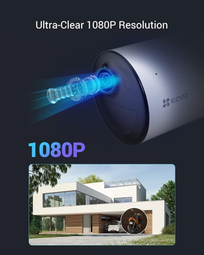 Ezviz CS-CB3/SP Bullet Full HD 2 MP Güneş Enerjili Gece Görüşlü Wi-Fi Güvenlik Kamerası
