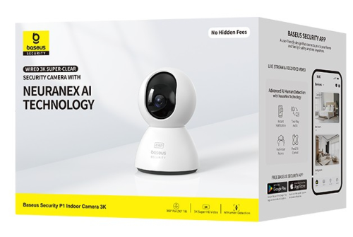 Baseus Security P1 Indoor 3k Wi-Fi Güvenlik Kamerası 
