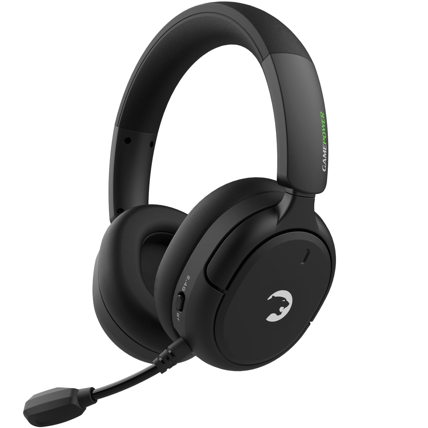 GamePower Aero Ultra Siyah Triple Mode (Kablosuz/Bluetooth/2.4G) Gaming (Oyuncu) Kulaklık
