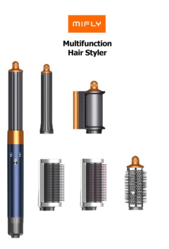 Mifly Multi Fonksiyonlu Mavi Saç Şekillendirici 