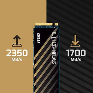 MSI Spatium M371 1TB 2350/1700MB/s PCIe Gen3x4 NVMe M.2 SSD Disk