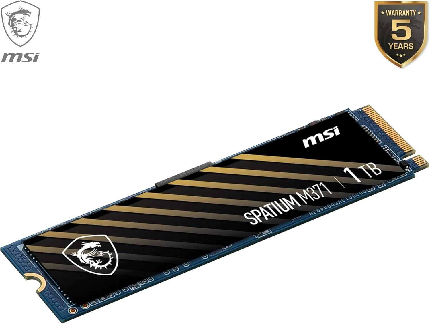 MSI Spatium M371 1TB 2350/1700MB/s PCIe Gen3x4 NVMe M.2 SSD Disk