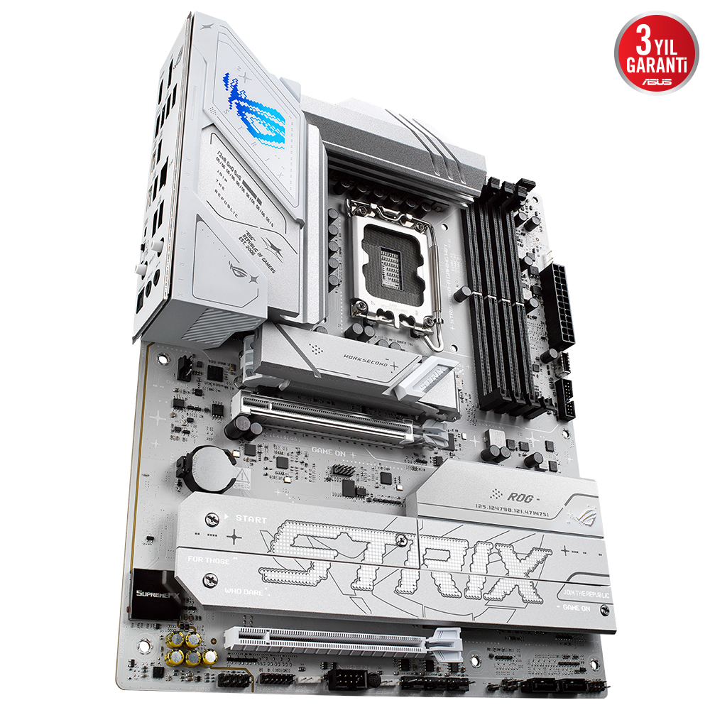 ASUS ROG STRIX B860-A GAMING WIFI Intel B860 Soket 1851 DDR5 8600+(OC)MHz ATX Gaming (Oyuncu) Anakart