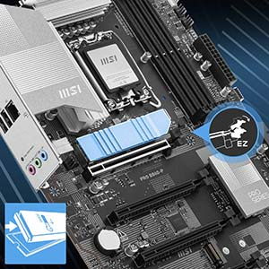 MSI PRO B860-P WIFI  Intel B860 Soket 1851 DDR5 8800+(OC)MHz ATX Gaming (Oyuncu) Anakart