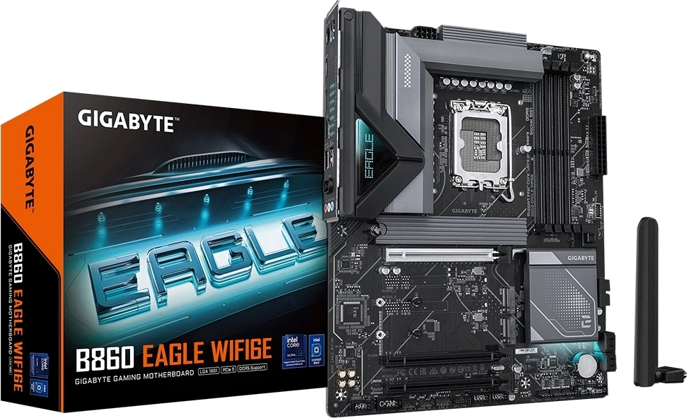 Gigabyte B860 EAGLE WIFI6E Soket 1851 DDR5 9066(OC) MHz ATX Gaming (Oyuncu) Anakart