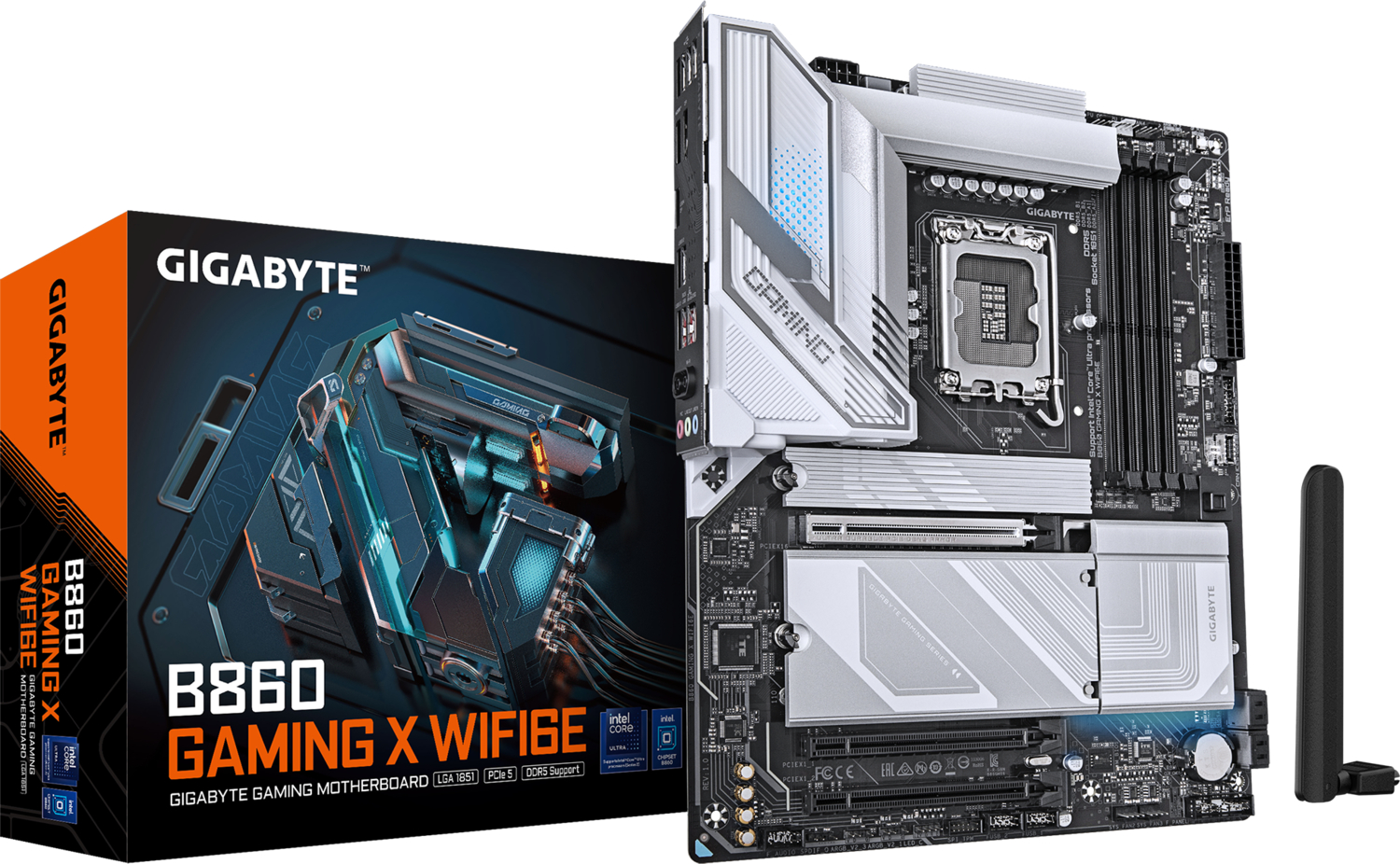 Gigabyte B860 GAMING X WIFI6E Soket 1851 DDR5 9066(OC) MHz ATX Gaming (Oyuncu) Anakart