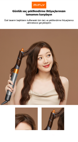 Mifly Multi Fonksiyonlu Gri Saç Şekillendirici 