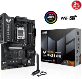 ASUS Tuf Gaming B650E-E WIFI AMD AM5 B650 Soket DDR5 8000MHz ATX Gaming (Oyuncu) Anakart