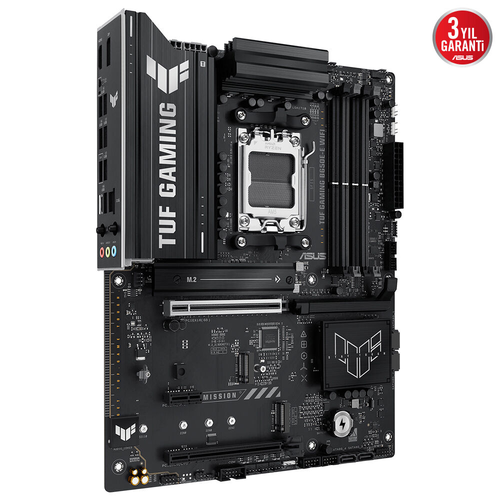 ASUS Tuf Gaming B650E-E WIFI AMD AM5 B650 Soket DDR5 8000MHz ATX Gaming (Oyuncu) Anakart
