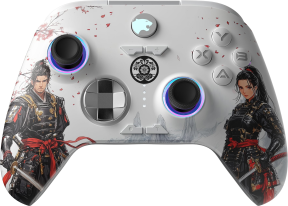 GamePower Force RGB Kablosuz Beyaz Gamepad (2.4G, Bluetooth,Kablolu)