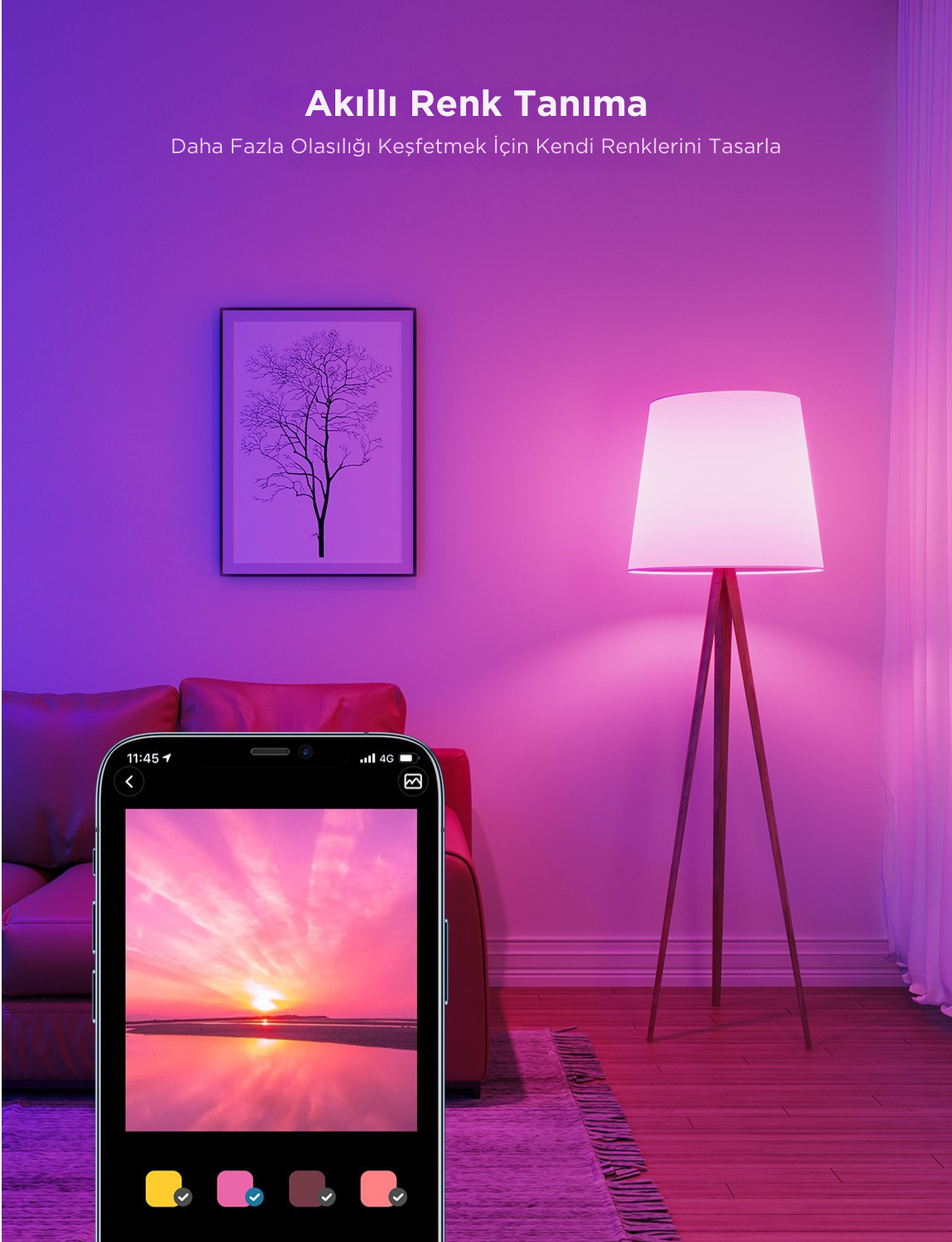 Govee Akıllı Ampul Wifi + BT (800 Lm) - H6004CC1