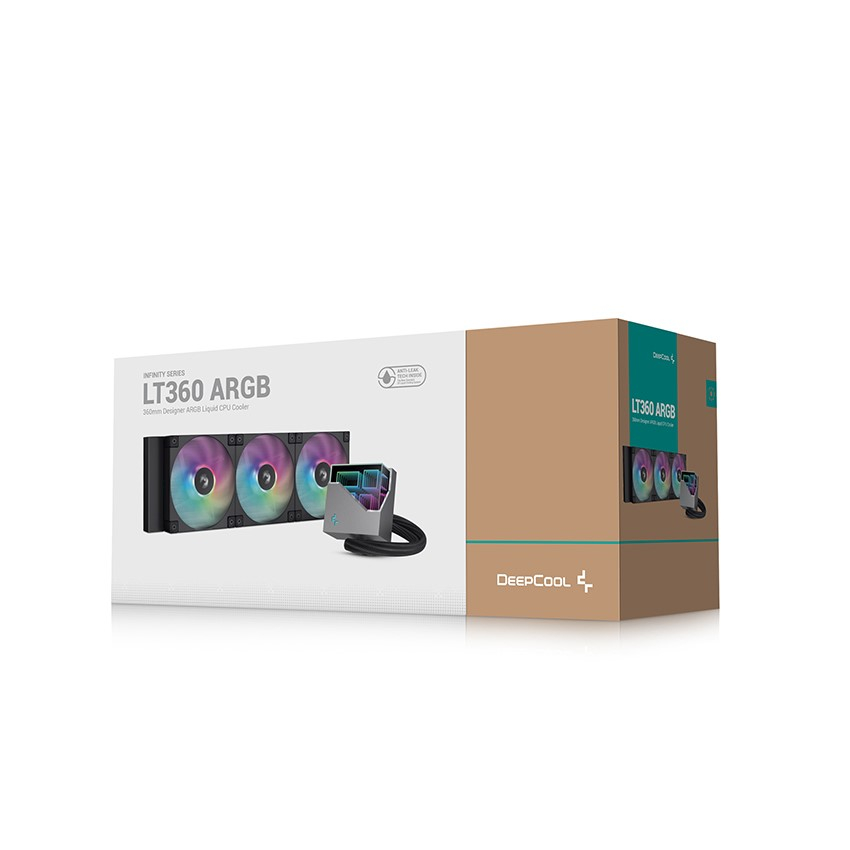 DeepCool LT360-ARGB 360mm Siyah İşlemci Sıvı Soğutucu