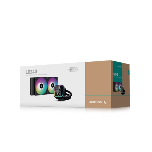 DeepCool LD240 240mm ARGB Siyah İşlemci Sıvı Soğutucu