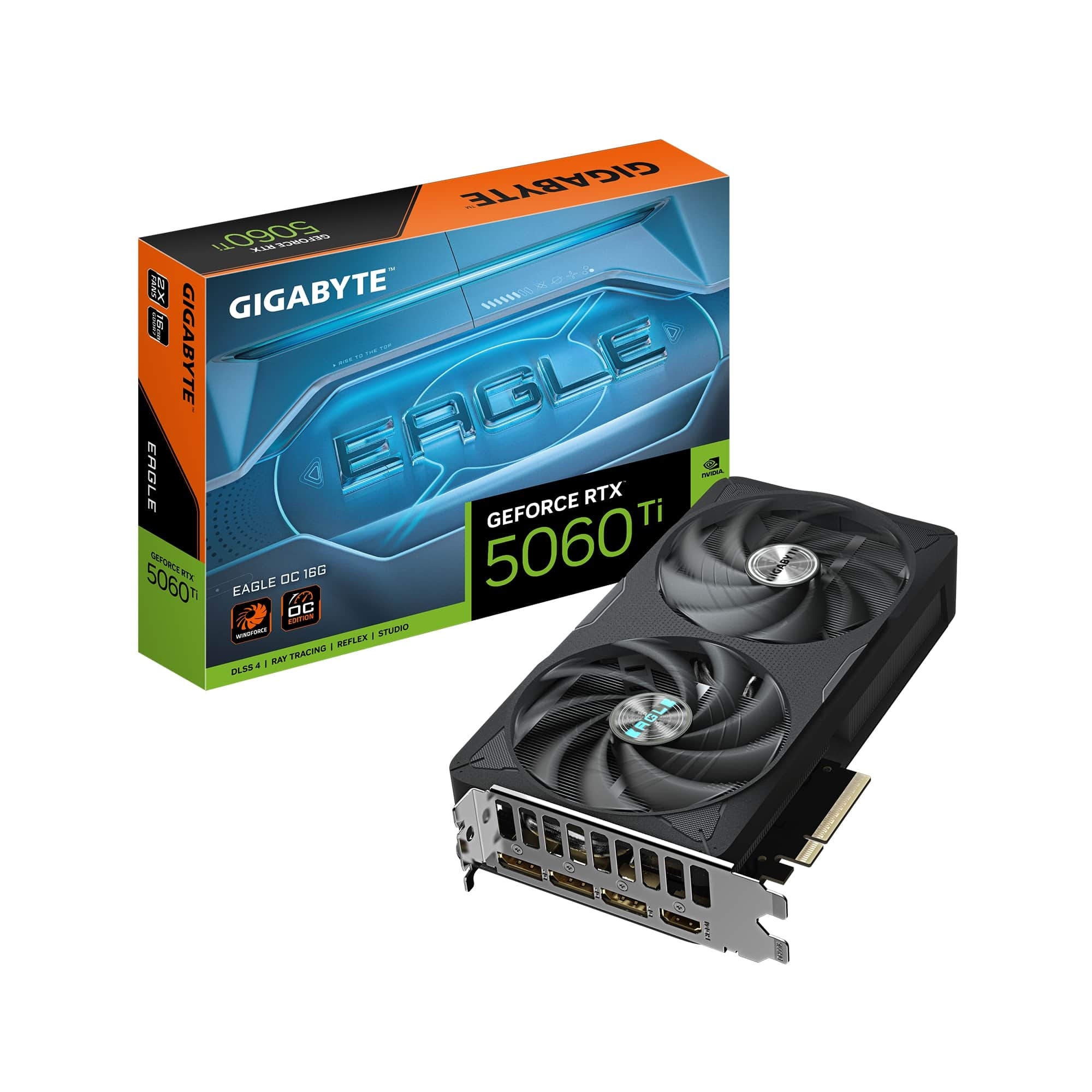 Gigabyte GeForce RTX5060TI EAGLE OC GV-N506TEAGLE OC-16GD GDDR7 16GB 128Bit Gaming (Oyuncu) Ekran Kartı