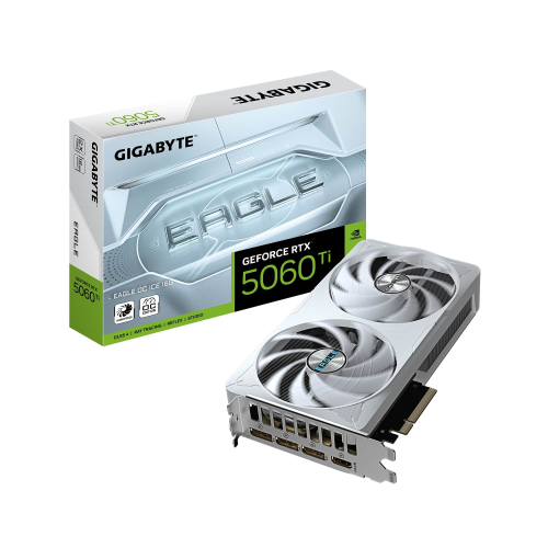 Gigabyte GeForce RTX5060TI EAGLE OC ICE GV-N506TEAGLEOC ICE-16GD GDDR7 16GB 128Bit Gaming (Oyuncu) Ekran Kartı