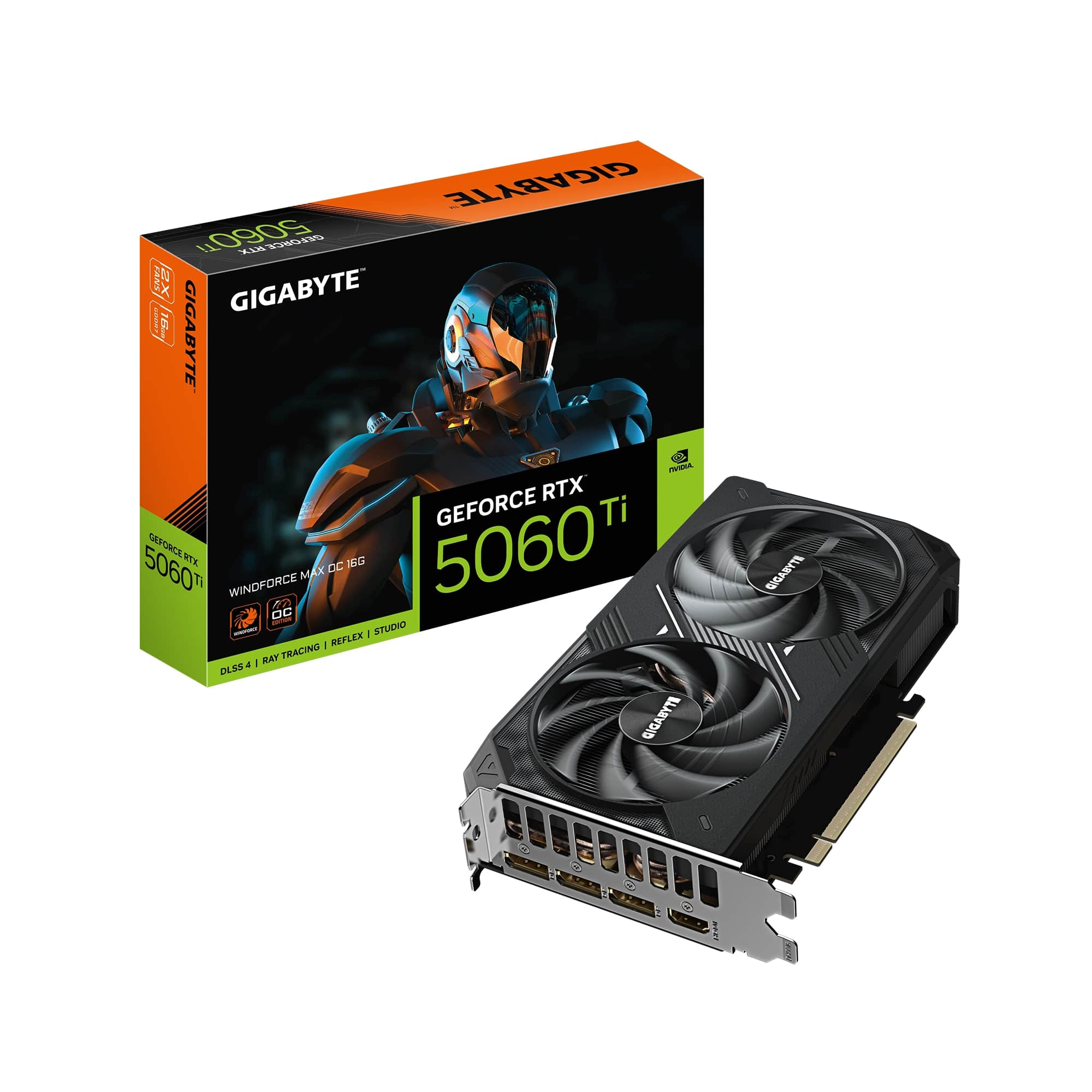 Gigabyte GeForce RTX5060TI WINDFORCE MAX OC GV-N506TWF2MAX OC-16GD GDDR7 16GB 128Bit Gaming (Oyuncu) Ekran Kartı