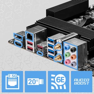 MSI PRO B650-S WIFI AMD B650 Soket AM5 DDR5 7200MHZ(OC) ATX Gaming (Oyuncu) Anakart