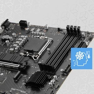 MSI PRO B760M-P Intel B760 Soket 1700 DDR5 6800(OC)MHz mATX Gaming Anakart