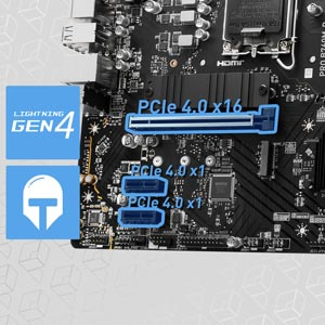 MSI PRO B760M-P Intel B760 Soket 1700 DDR5 6800(OC)MHz mATX Gaming Anakart
