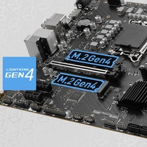 MSI PRO B760M-P Intel B760 Soket 1700 DDR5 6800(OC)MHz mATX Gaming Anakart