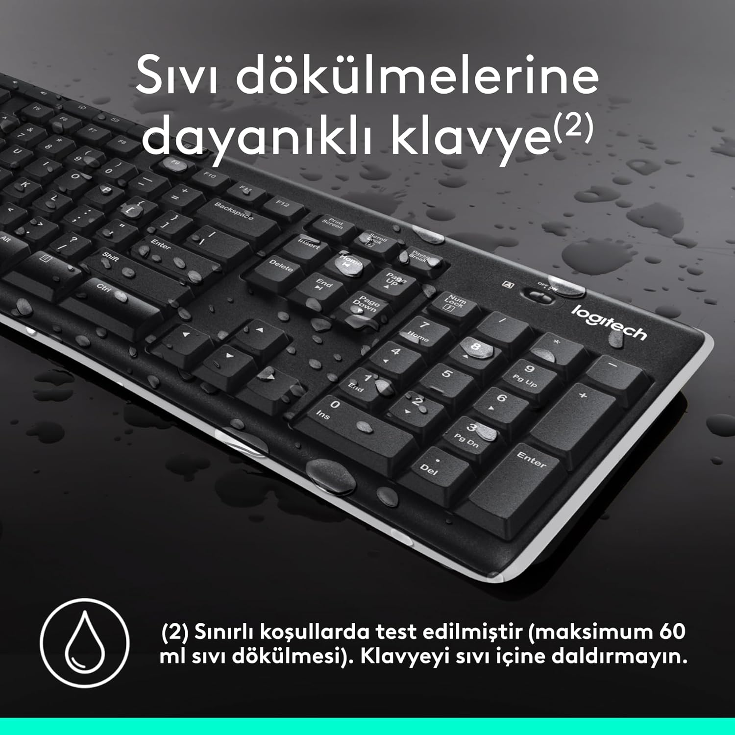 Logitech K270 CK211LGT022 Klavye