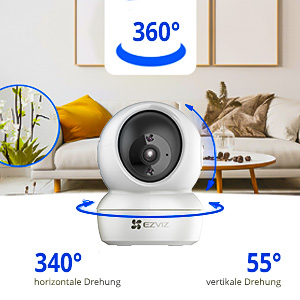 EZVIZ Kamera Wifi PAN/TILT 4MP CS-H6C 4MM