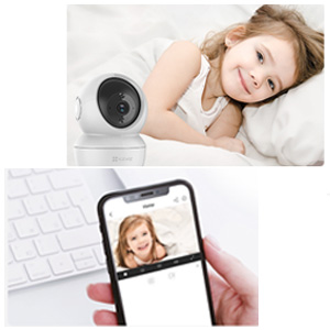 EZVIZ Kamera Wifi PAN/TILT 4MP CS-H6C 4MM