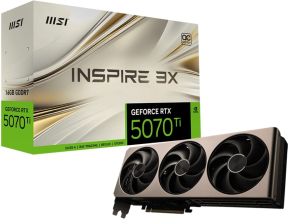 MSI GeForce RTX 5070 TI 16GB INSPIRE 3X OC GDDR7 256Bit DX12 Gaming (Oyuncu) Ekran Kartı