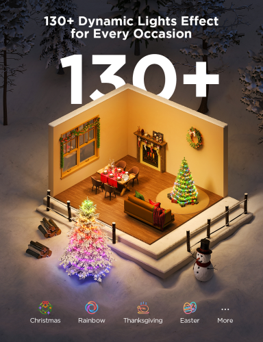 Govee Yılbaşı Ağacı Aydınlatması 2 20 Mt - H70C4341