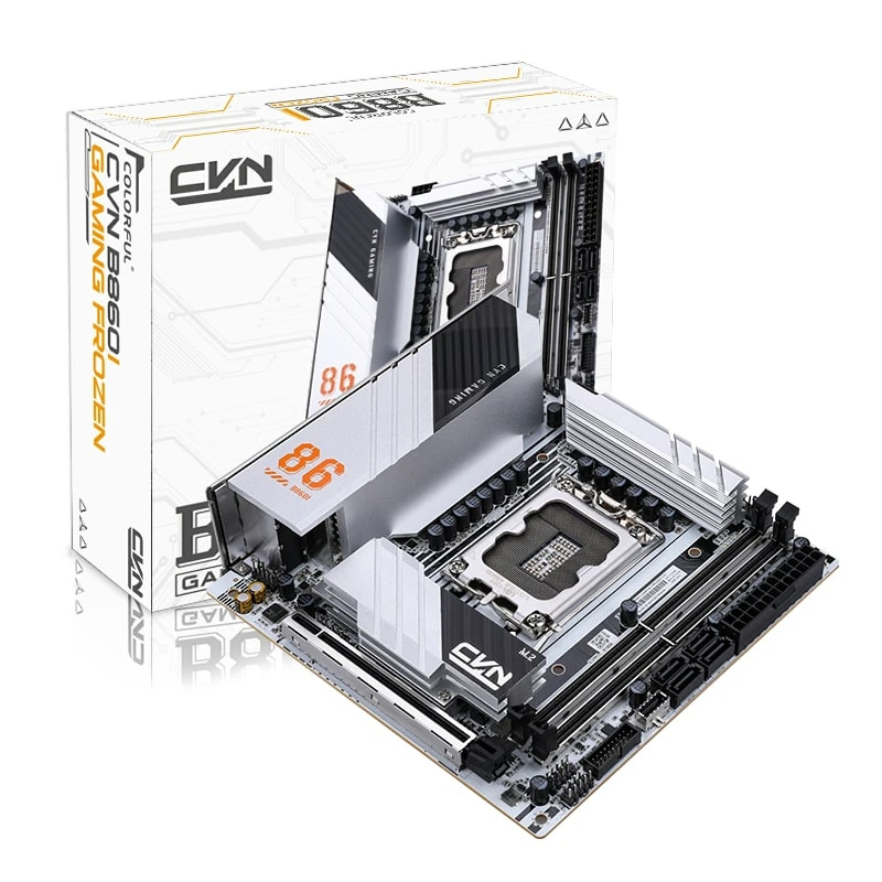 COLORFUL CVN B860I GAMING FROZEN V20 DDR5 8800MHz ITX Gaming (Oyuncu) Anakart