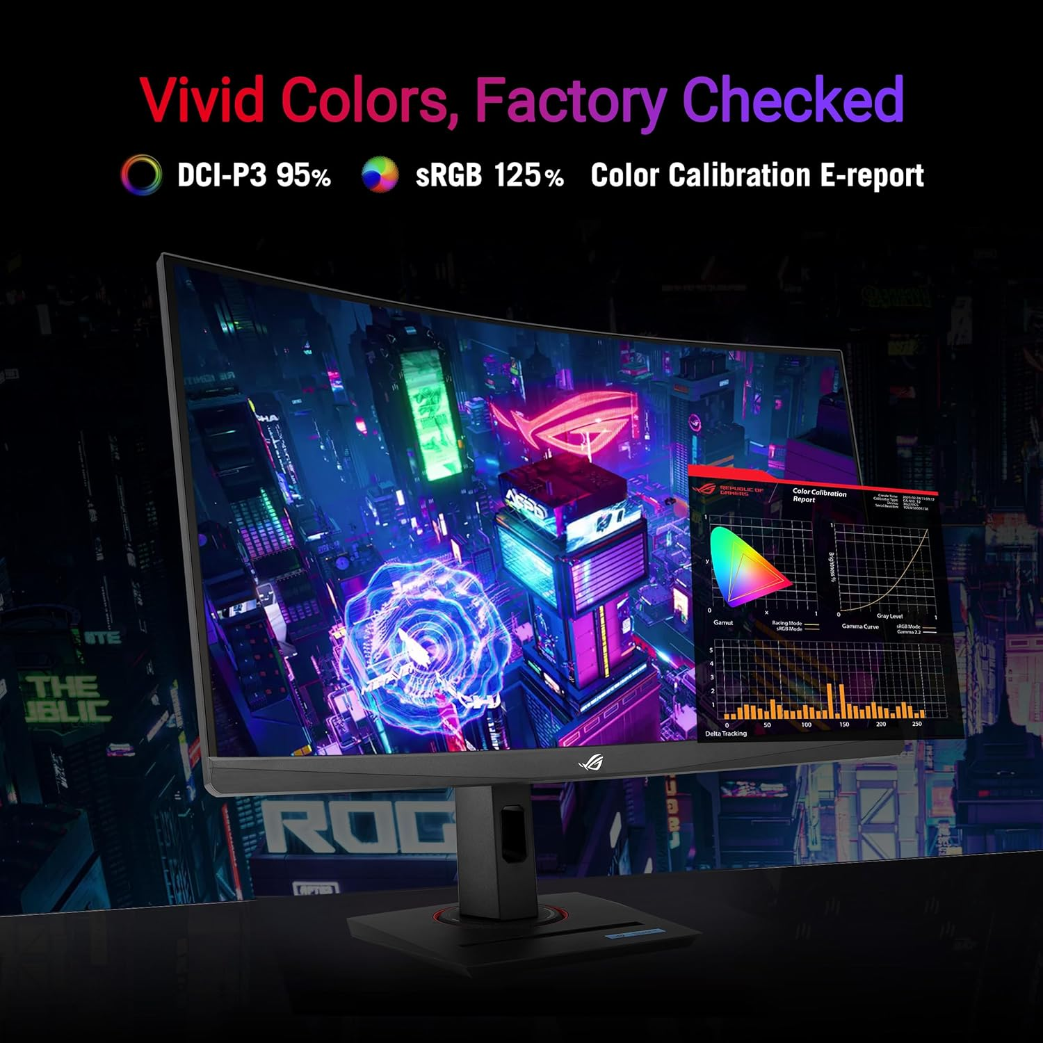 ASUS ROG Strix XG27WCMS 27″ 280Hz 1ms QHD Adaptive-Sync VA Gaming (Oyuncu)  Monitör