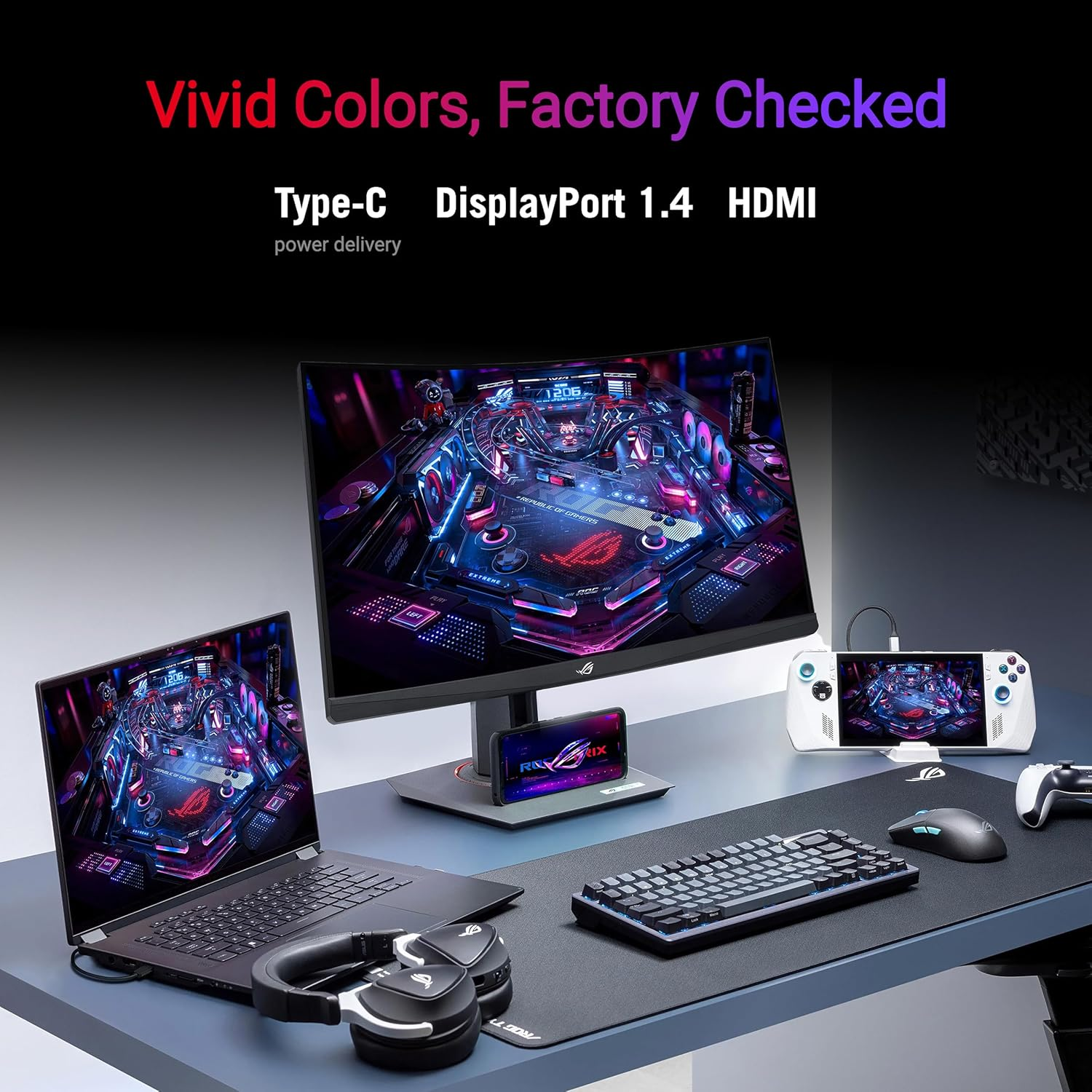 ASUS ROG Strix XG27WCMS 27″ 280Hz 1ms QHD Adaptive-Sync VA Gaming (Oyuncu)  Monitör