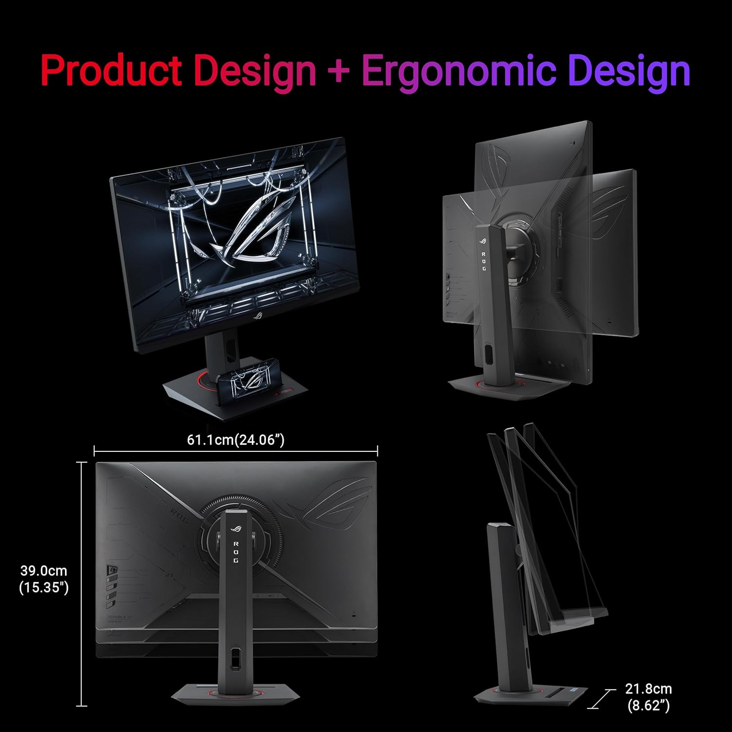 ASUS ROG Strix XG27WCMS 27″ 280Hz 1ms QHD Adaptive-Sync VA Gaming (Oyuncu)  Monitör