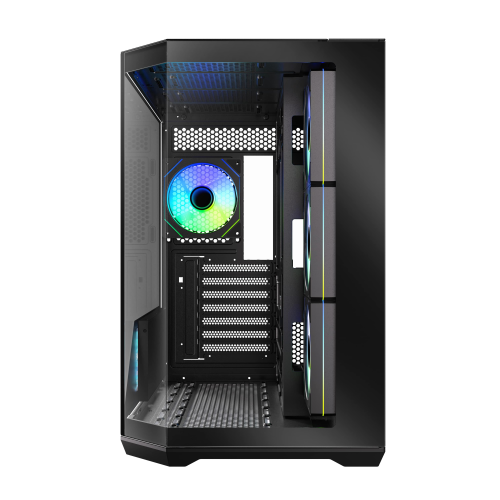 Bitfenix Digital T10 Black 850W 80+ Bronze BFC-WT10EFBBW850-4A 4x120mm ARGB Fan ATX Temperli Cam Siyah Gaming (Oyuncu) Kasa