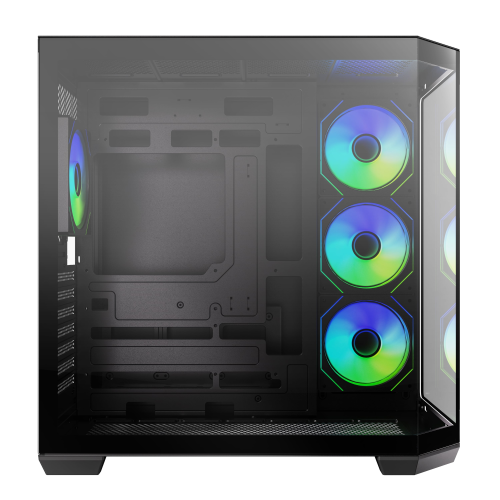 Bitfenix Mirror T10 Black 850W 80+ Bronze PSU 4x120mm ARGB Fan ATX Aynalı Temperli Cam Siyah Gaming (Oyuncu) Kasa