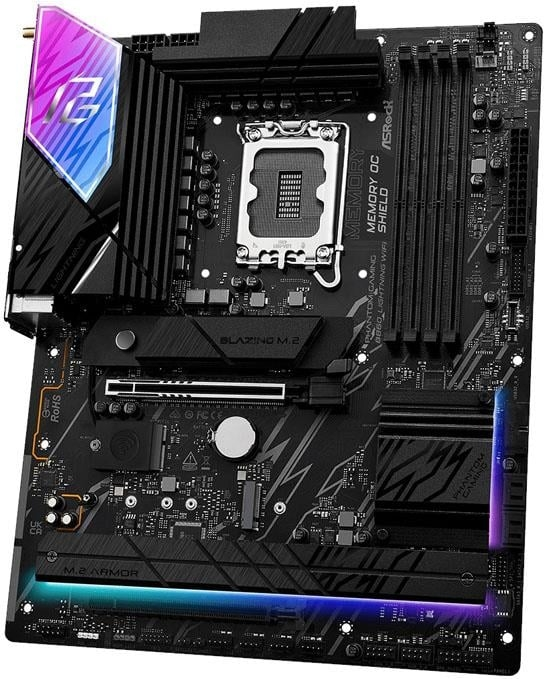 Asrock B860 Lightning WiFi LGA1851 DDR5 8933MHz+(OC) ATX Gaming (Oyuncu) Anakart